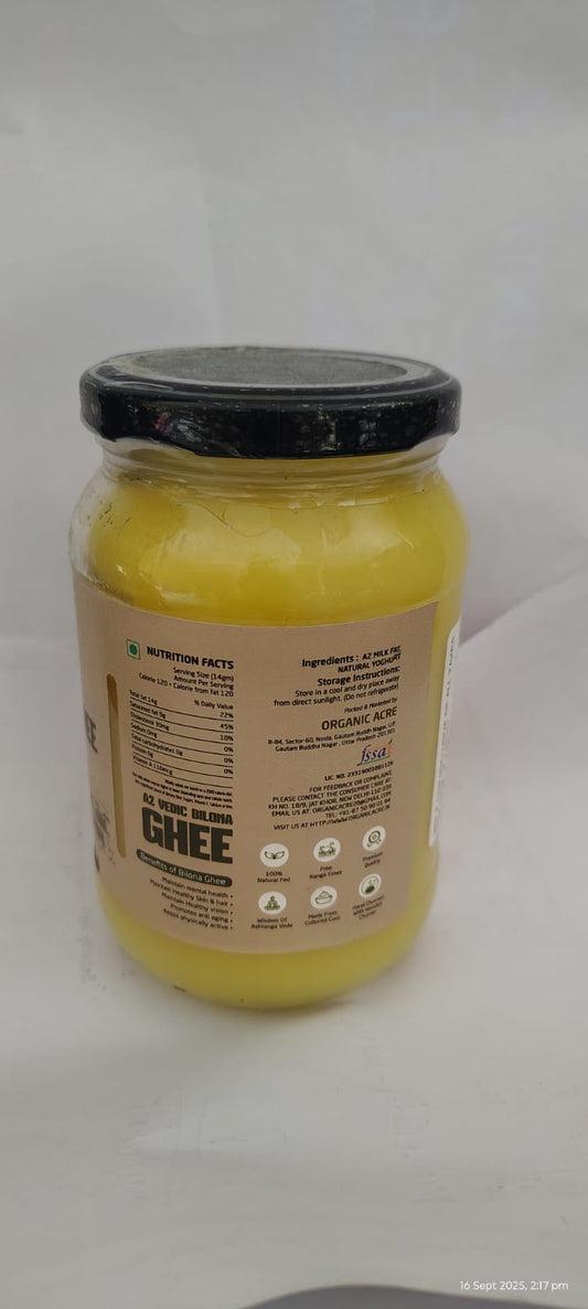 VEDIC A2 BILONA DESI GHEE (500ml)