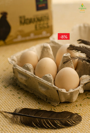 Premium Kadaknath Desi Organic Eggs (3 Boxes * 6 = 18 Eggs)